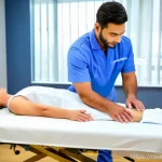 Home 14 한방재활치료사와 물리치료사의 차이점 - **Manual Therapy - The Art of Healing Hands:**
A highly skilled, focused manual therapist (male ...